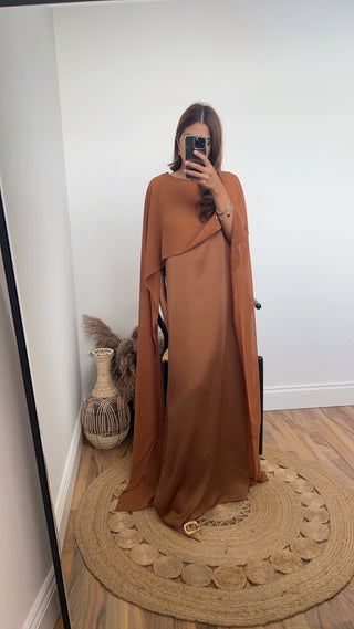 Sai dress brown