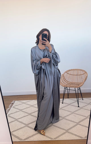 Kayyal Kimono Two piece silver