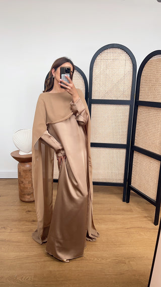 Sai dress gold full sleeve