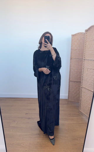 black velvet dress- cala