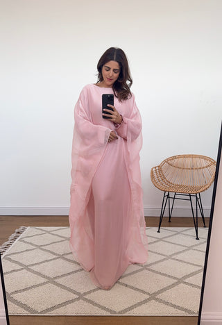 pink kaftan dress - Rija