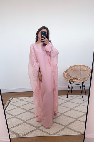 pink kaftan dress - Rija