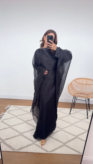 Black kaftan dress - Rija