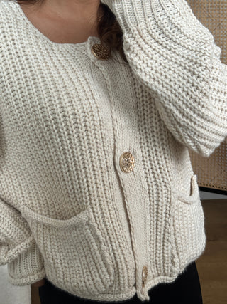 Sefa cardigan in cream