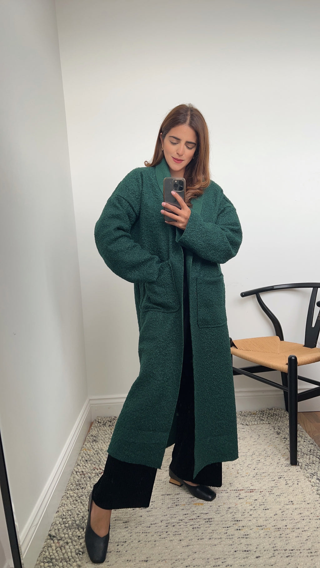 Cemre Coatigan in green – Fash Focused