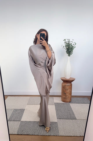 Dion dress taupe