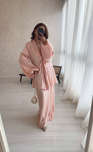 pink shimmer two piece- hawa