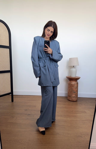 Sala blazer suit in blue