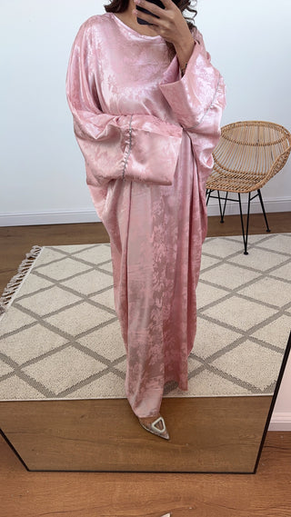 Pink kaftan dress- maani