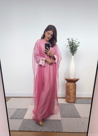 Pink ombre kaftan dress - lisi