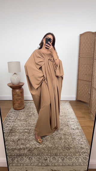 bari abaya in camel