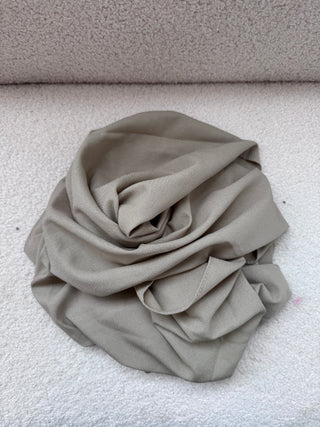 Matte Modal Hijab - Taupe